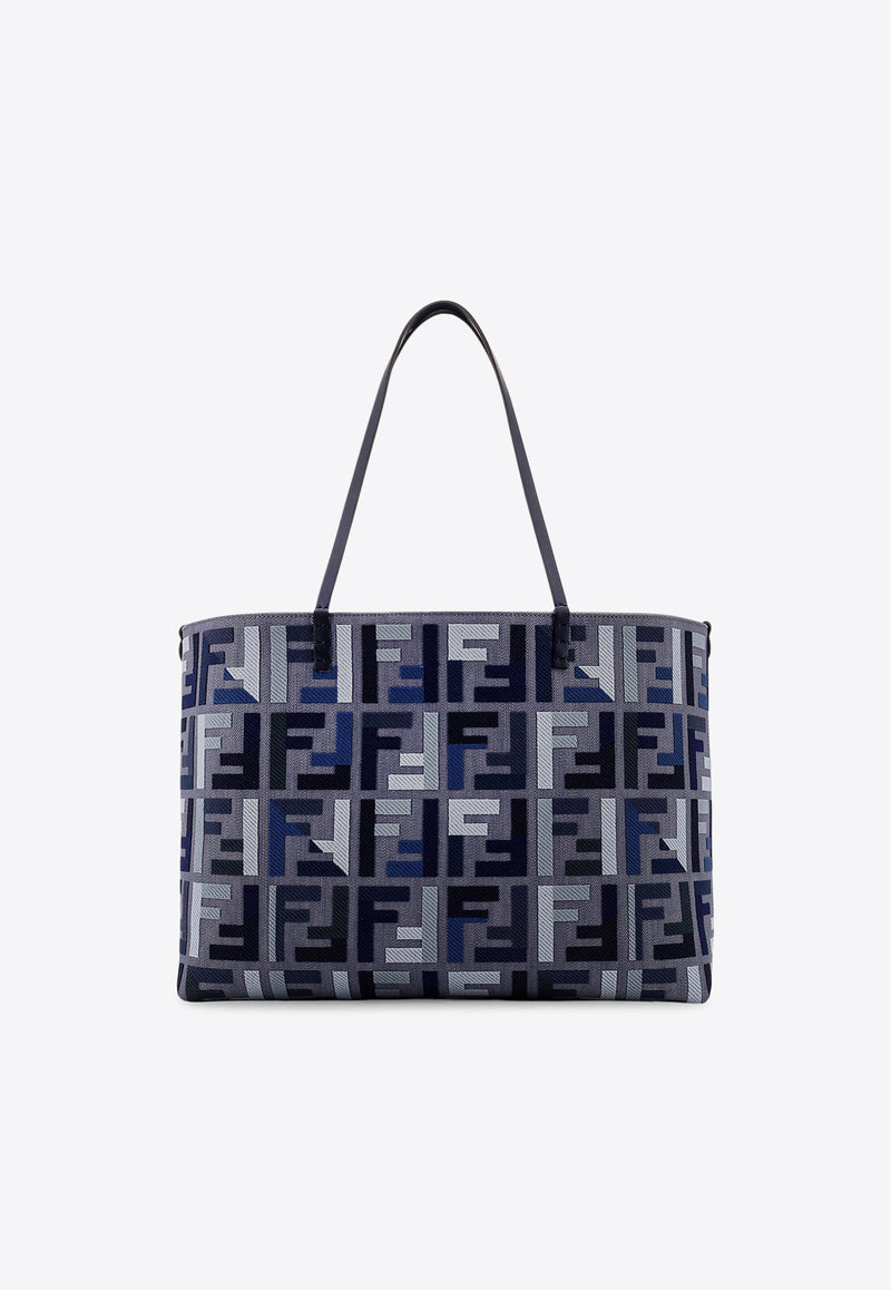 Fendi Monogram Tote Bag Blue 8BH425AV11F1LAZ_MIRTO+MLC+OS_29851551
