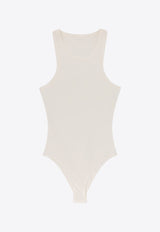 Alaïa Ribbed Knit Bodysuit Cream AA9B0382J085B020_BLANC CASSE_29838097