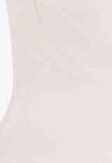 Alaïa Ribbed Knit Bodysuit Cream AA9B0382J085B020_BLANC CASSE_29838097