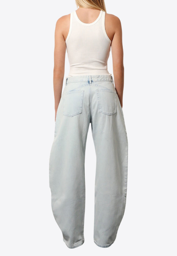 Alaïa Ribbed Knit Bodysuit Cream AA9B0382J085B020_BLANC CASSE_29838097