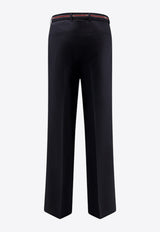 Gucci Signature Web Wool Straight-Leg Pants Navy 832544Z7AQV4668_Blue_29852668