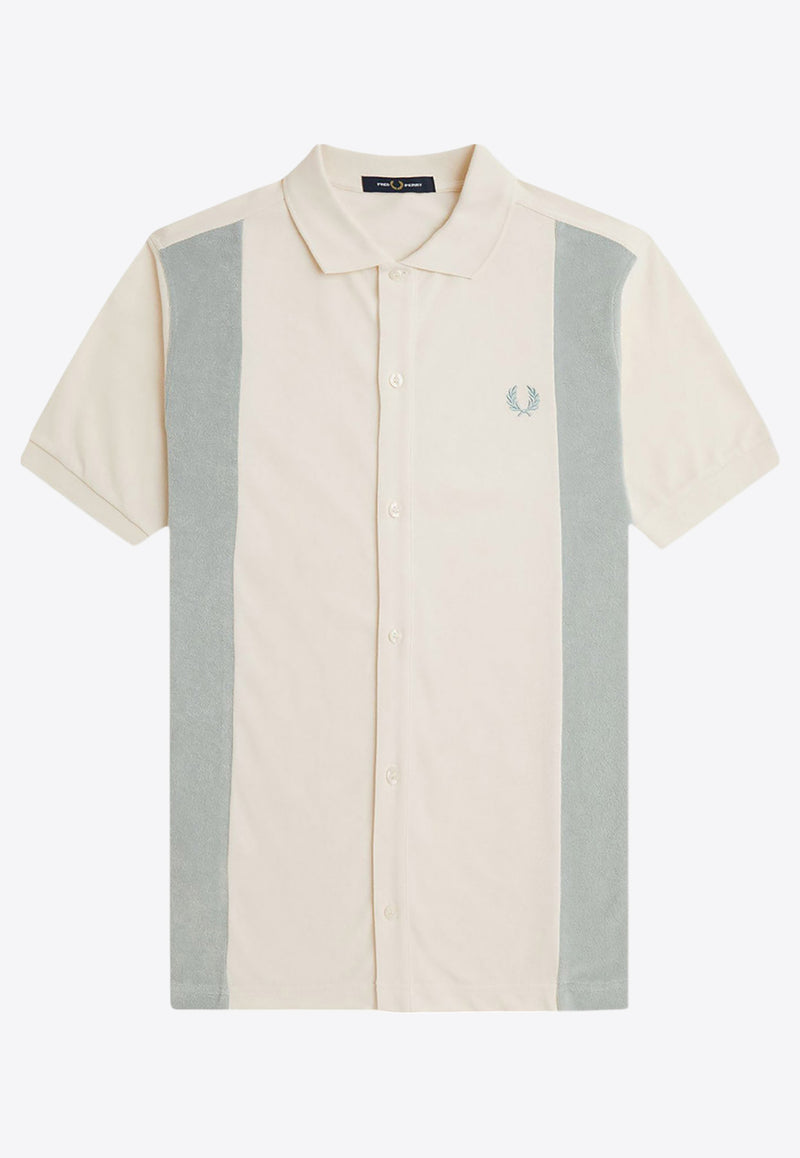 Fred Perry Polo T-shirt with Towel Inserts Cream M7807_170_Beige_29848135