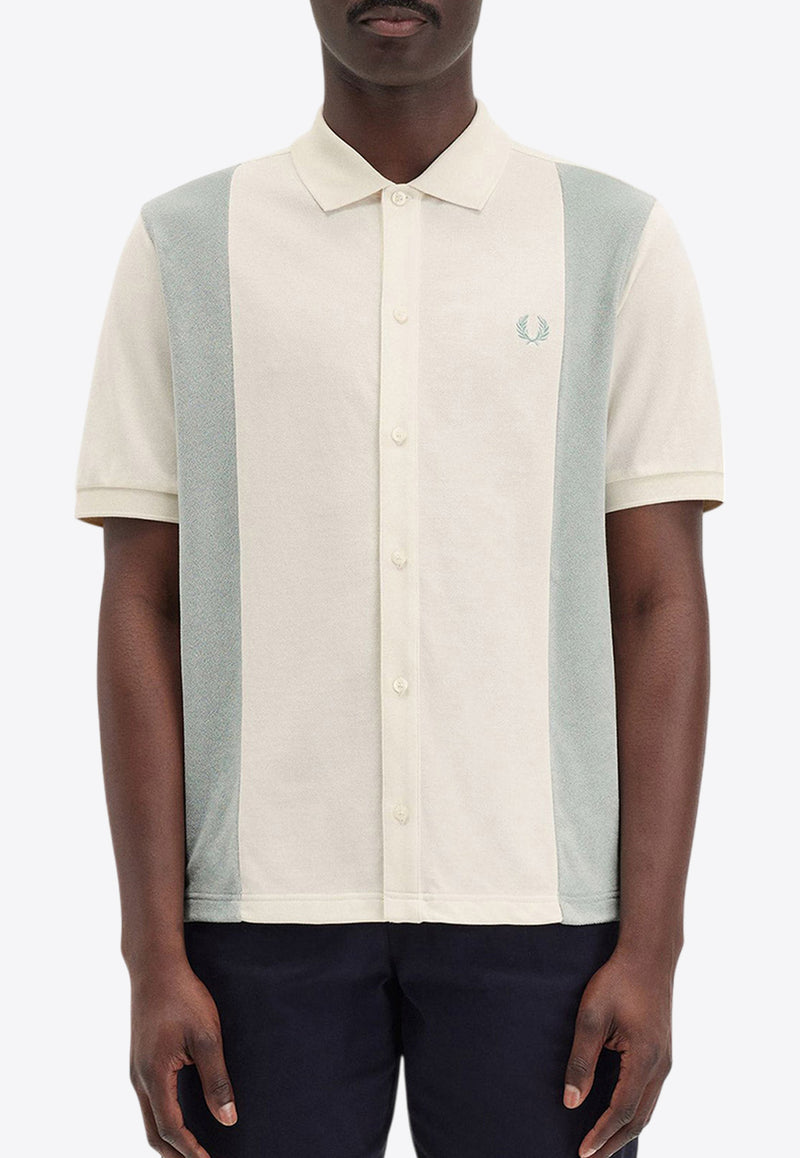 Fred Perry Polo T-shirt with Towel Inserts Cream M7807_170_Beige_29848135