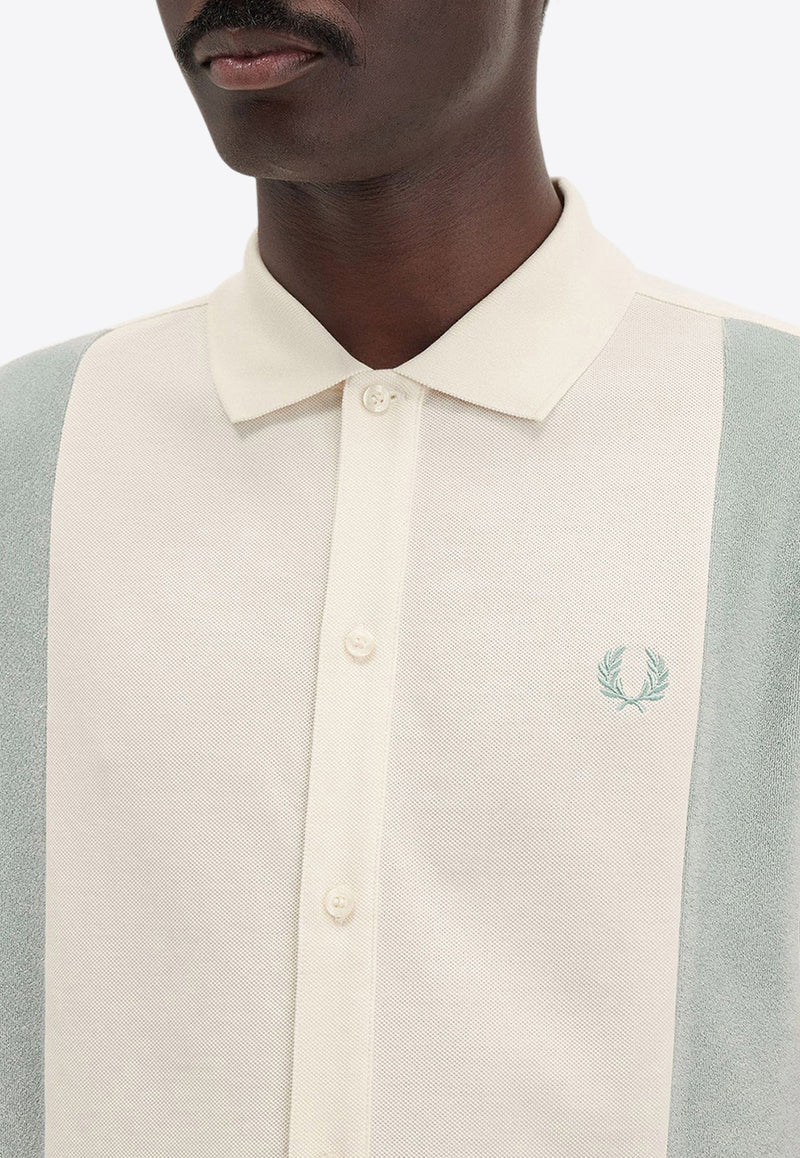 Fred Perry Polo T-shirt with Towel Inserts Cream M7807_170_Beige_29848135