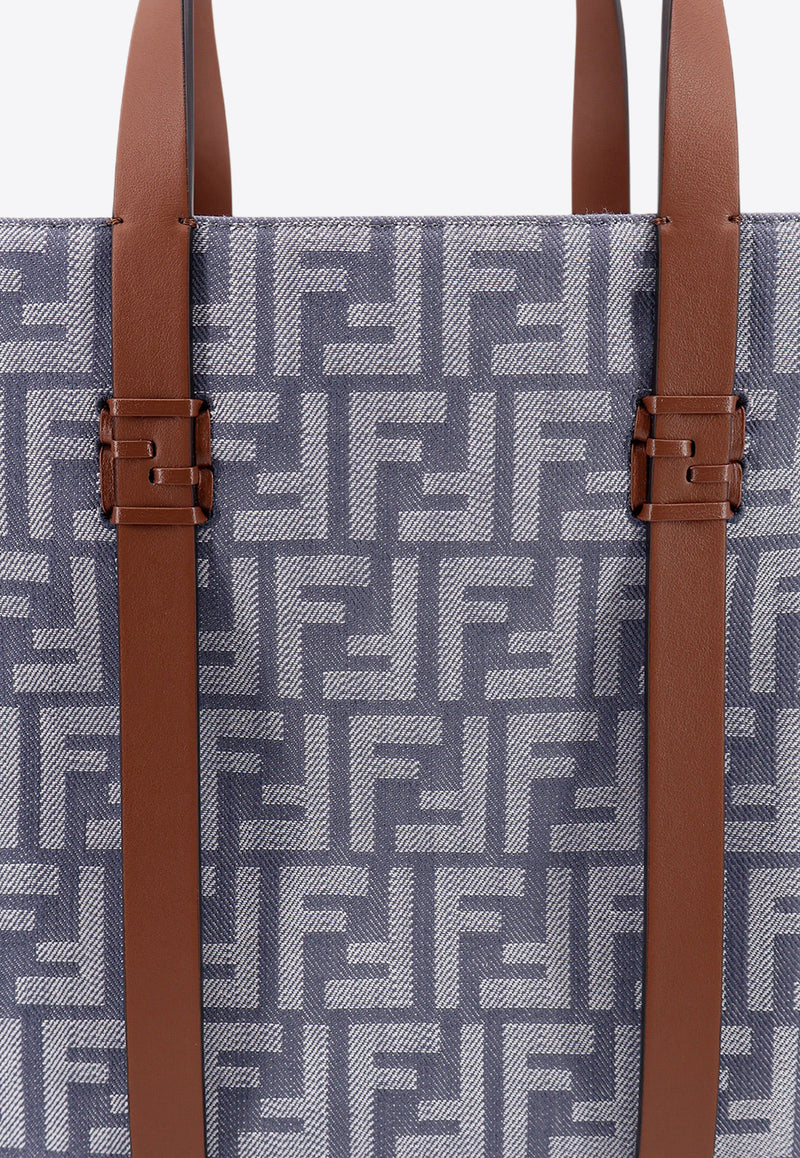 Fendi Monogram Tote Bag Blue 8BH435AUT4F1SXQ_MIRTO+DARK NUT+OS_29851261