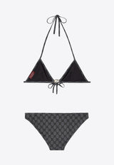 Gucci GG Supreme Halterneck Bikini Black 688999XHAK31000_Black_29852001