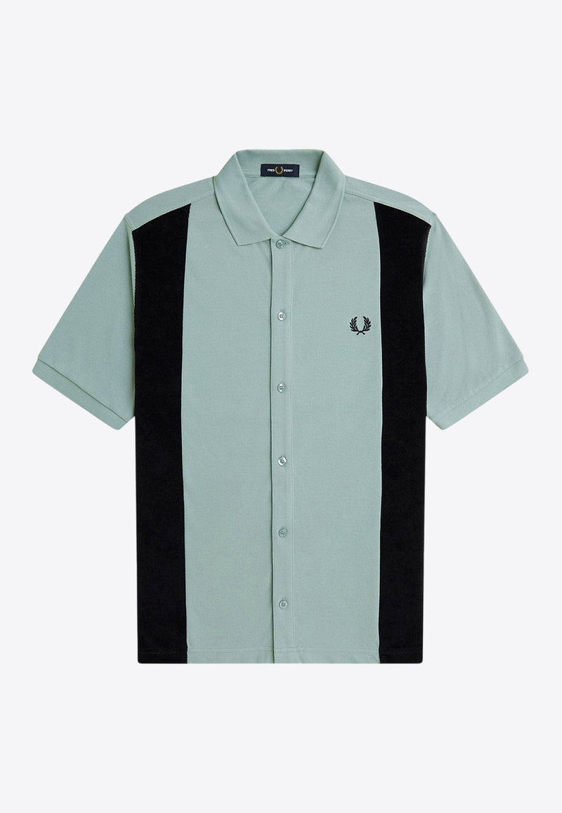 Fred Perry Polo T-shirt with Towel Inserts Light Blue M7807_959_Blu_29848139