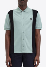 Fred Perry Polo T-shirt with Towel Inserts Light Blue M7807_959_Blu_29848139