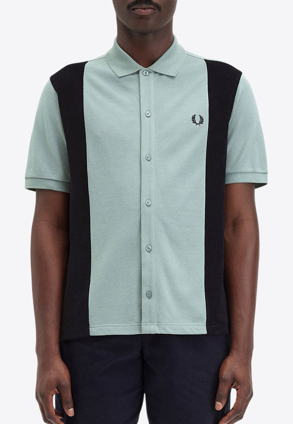 Fred Perry Polo T-shirt with Towel Inserts Light Blue M7807_959_Blu_29848139