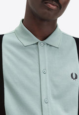Fred Perry Polo T-shirt with Towel Inserts Light Blue M7807_959_Blu_29848139