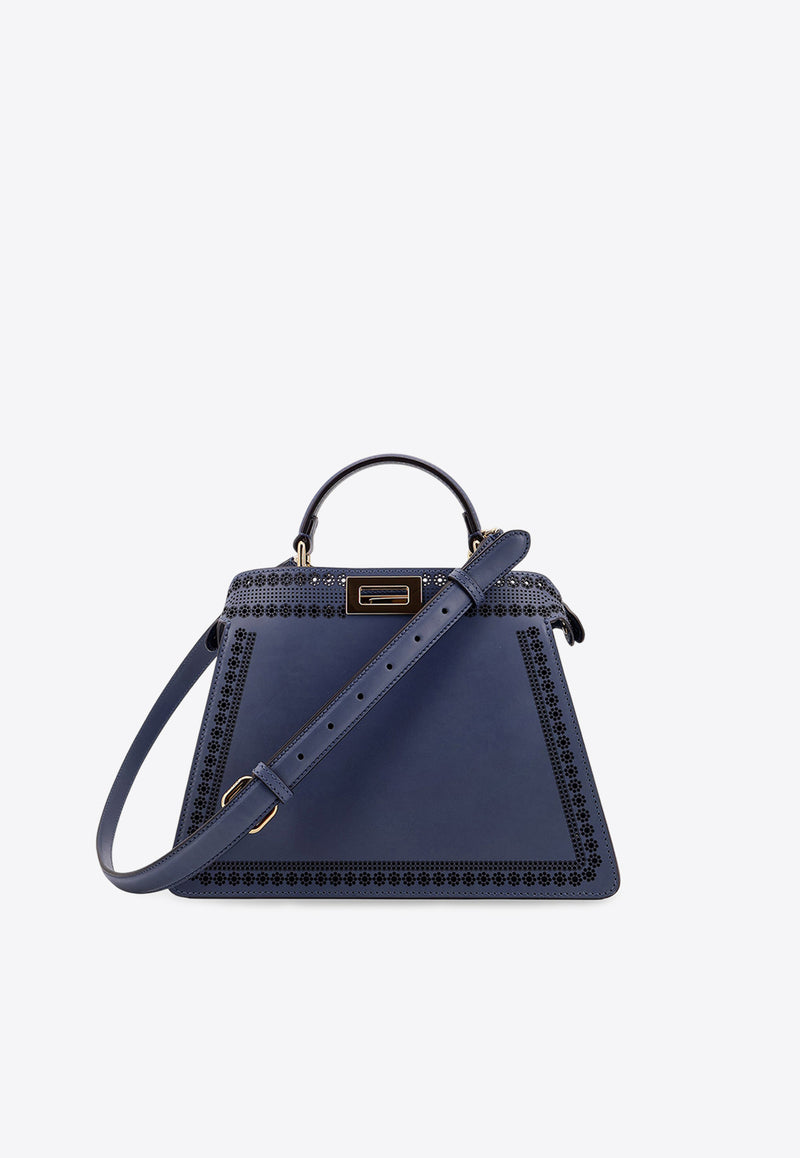 Fendi Peekaboo Leather Shoulder Bag Blue 8BN327AUT2F199A_MIRTO+OS_29851469