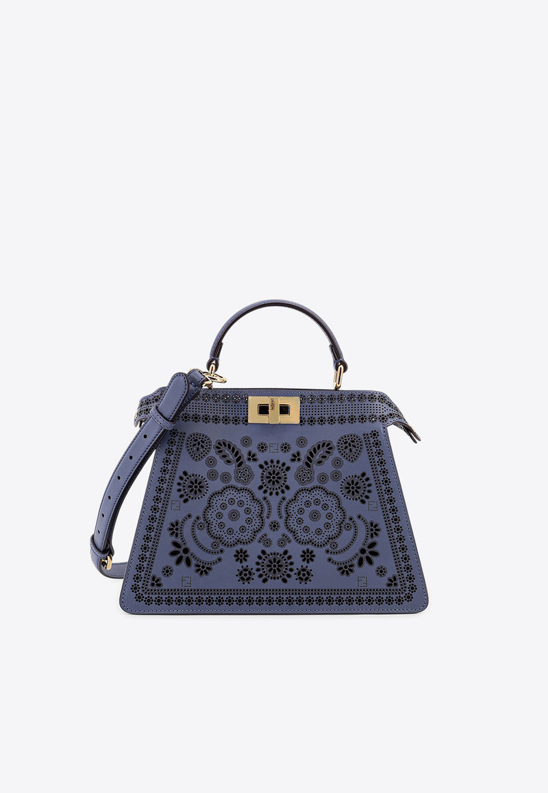 Fendi Peekaboo Leather Shoulder Bag Blue 8BN327AUT2F199A_MIRTO+OS_29851469