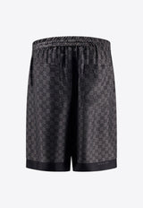 Gucci All-Over GG Motif Bermuda Shorts Gray 810782ZATBI1016_DARK GREY/GREY/MC_29850389