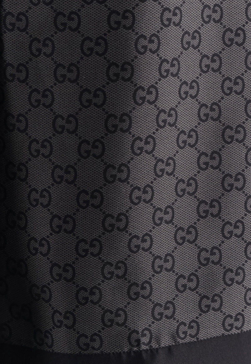 Gucci All-Over GG Motif Bermuda Shorts Gray 810782ZATBI1016_DARK GREY/GREY/MC_29850389