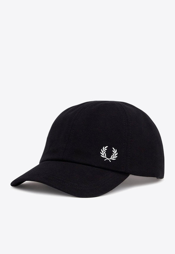 Fred Perry Logo Embroidered Baseball Cap Black HW6726_843_Black_29840111