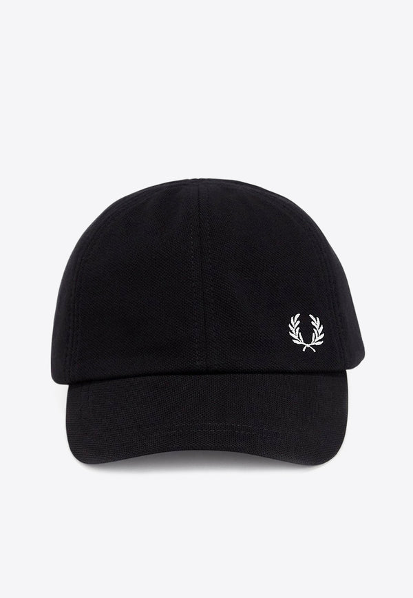 Fred Perry Logo Embroidered Baseball Cap Black HW6726_843_Black_29840111