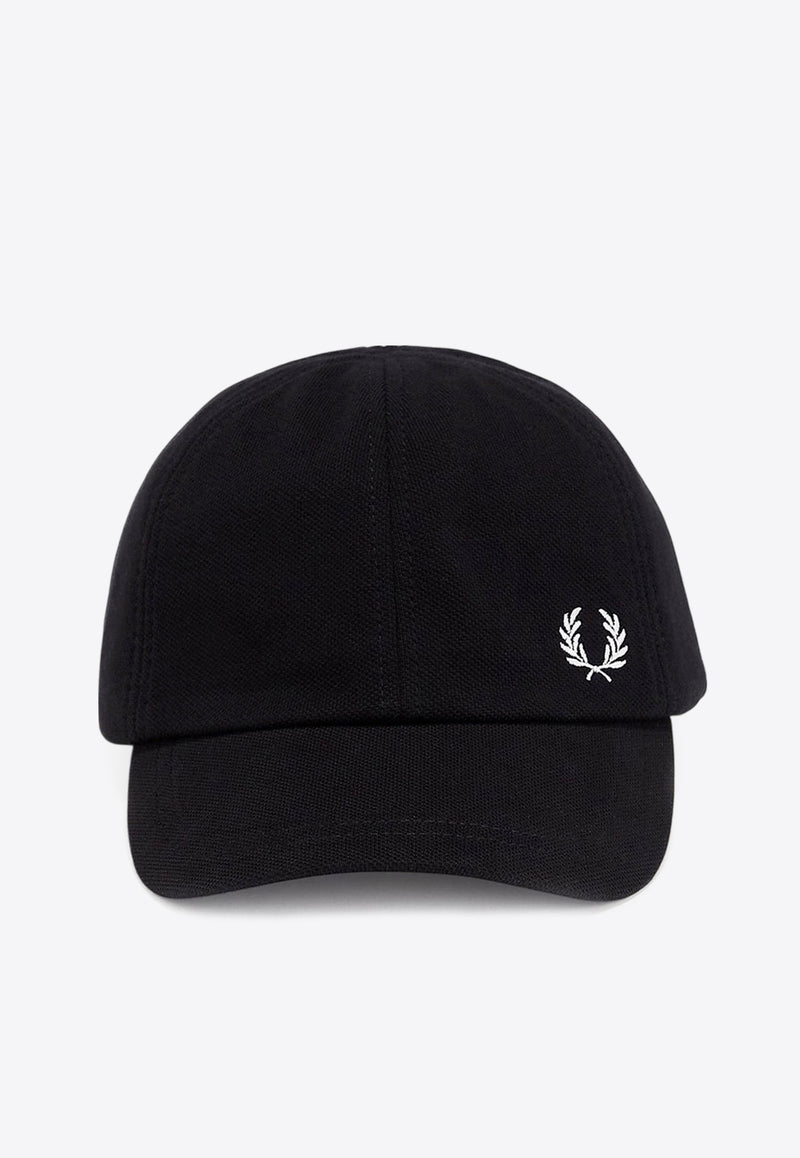 Fred Perry Logo Embroidered Baseball Cap Black HW6726_843_Black_29840111