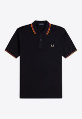 Fred Perry Logo Embroidered Polo T-shirt Black M983953_102_Black_31718509