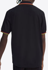 Fred Perry Logo Embroidered Polo T-shirt Black M983953_102_Black_31718509