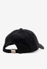 Stone Island Logo-Embroidered Baseball Cap Black K1S159100002S0106_V0029_Black_31123324