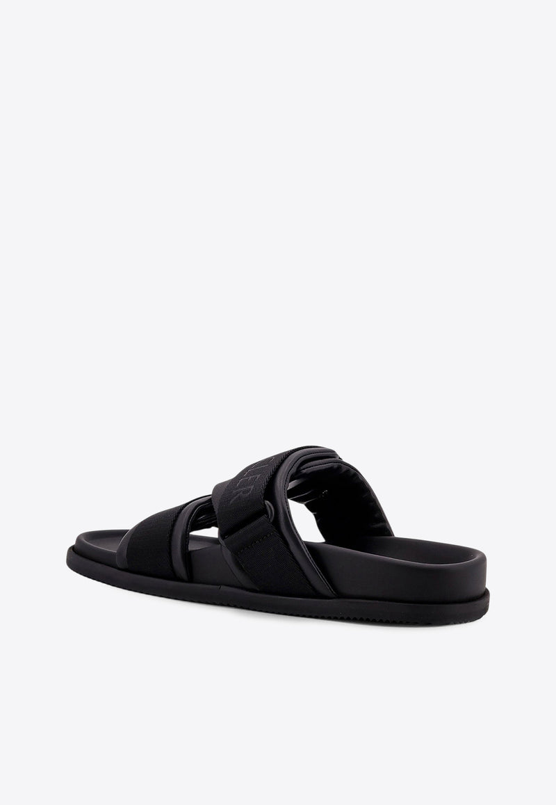 Moncler Mon Summer Logo Slides Black 09B4L00040M5027_999_Black_29857664