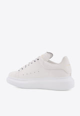Alexander McQueen Oversized Leather Low-Top Sneakers White 553770WIAIG9007_White_29857258