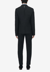 Alexander McQueen Skull Jacquard Deconstructed Blazer Black 827198QRABU 1010