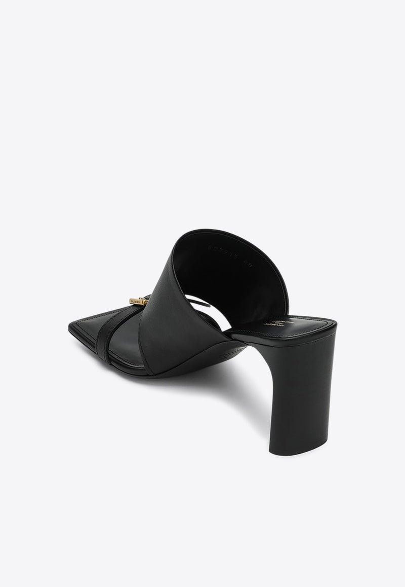 Balenciaga Bel Air 80 Calf Leather Sandals Black 827913WB2X1/Q_BALEN-1082