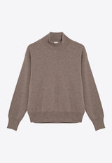 The Row Mélange Cashmere Sweater Beige 8279Y772/P_THERO-SSM