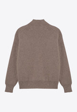 The Row Mélange Cashmere Sweater Beige 8279Y772/P_THERO-SSM