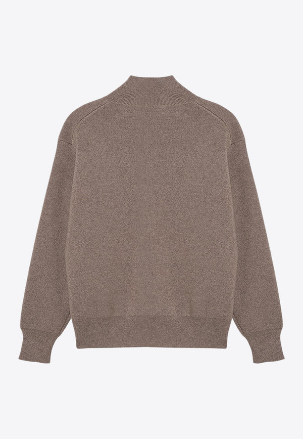 The Row Mélange Cashmere Sweater Beige 8279Y772/P_THERO-SSM