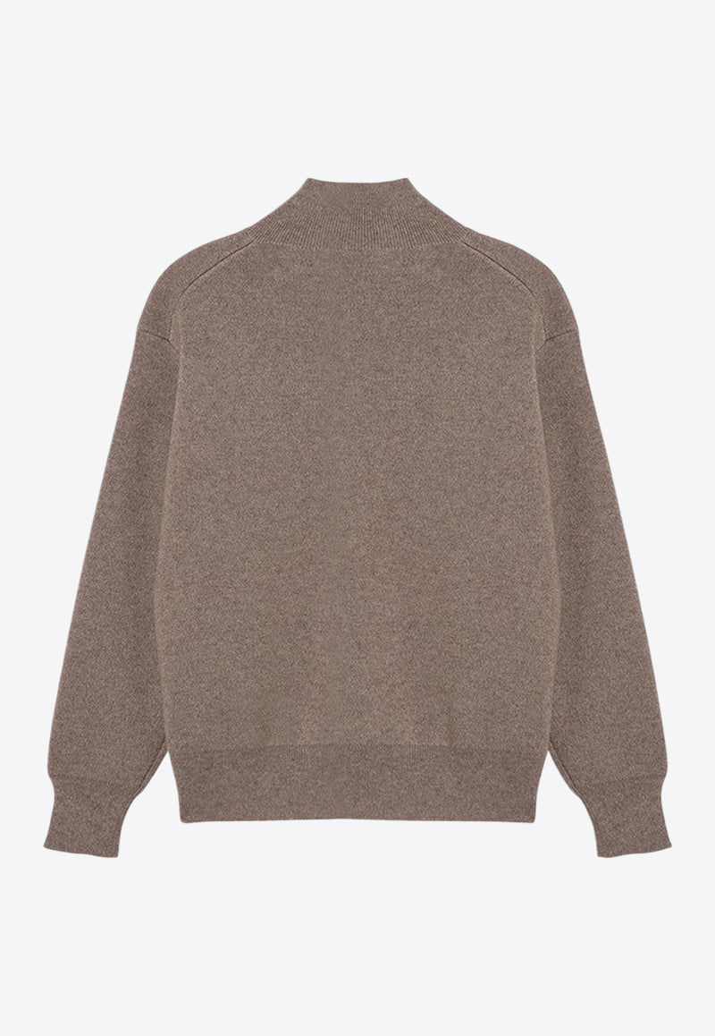 The Row Mélange Cashmere Sweater Beige 8279Y772/P_THERO-SSM