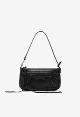 Balenciaga Le City Nappa Leather Shoulder Bag Black 8280582ABEK/R_BALEN-1000
