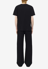 Alexander McQueen Logo Print T-shirt Black 828420QTADD 0520
