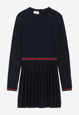 Gucci Baby Girls Pleated Mini Dress 828450XKEZ4/R_GUC-4180