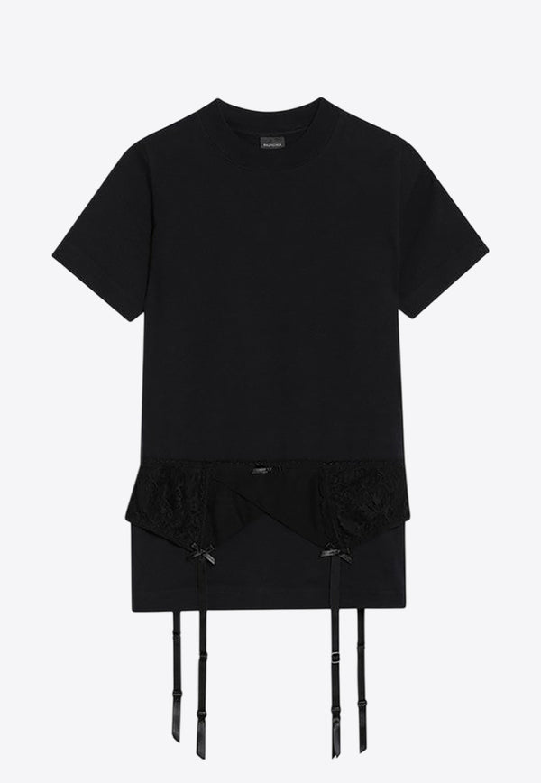 Balenciaga Lingerie Short-Sleeved T-shirt Black 828869TNVB2/Q_BALEN-1083