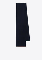 Gucci Kids Boys Cable Knit Wool Scarf Navy 8289134K206/R_GUC-4166