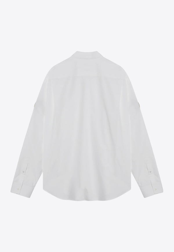 Balenciaga Uniform Merch Buttoned Shirt  White 830979TRM28/R_BALEN-9000