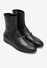 Gucci Leather Jordaan Ankle Boots Black 831013AADP3/R_GUC-1000