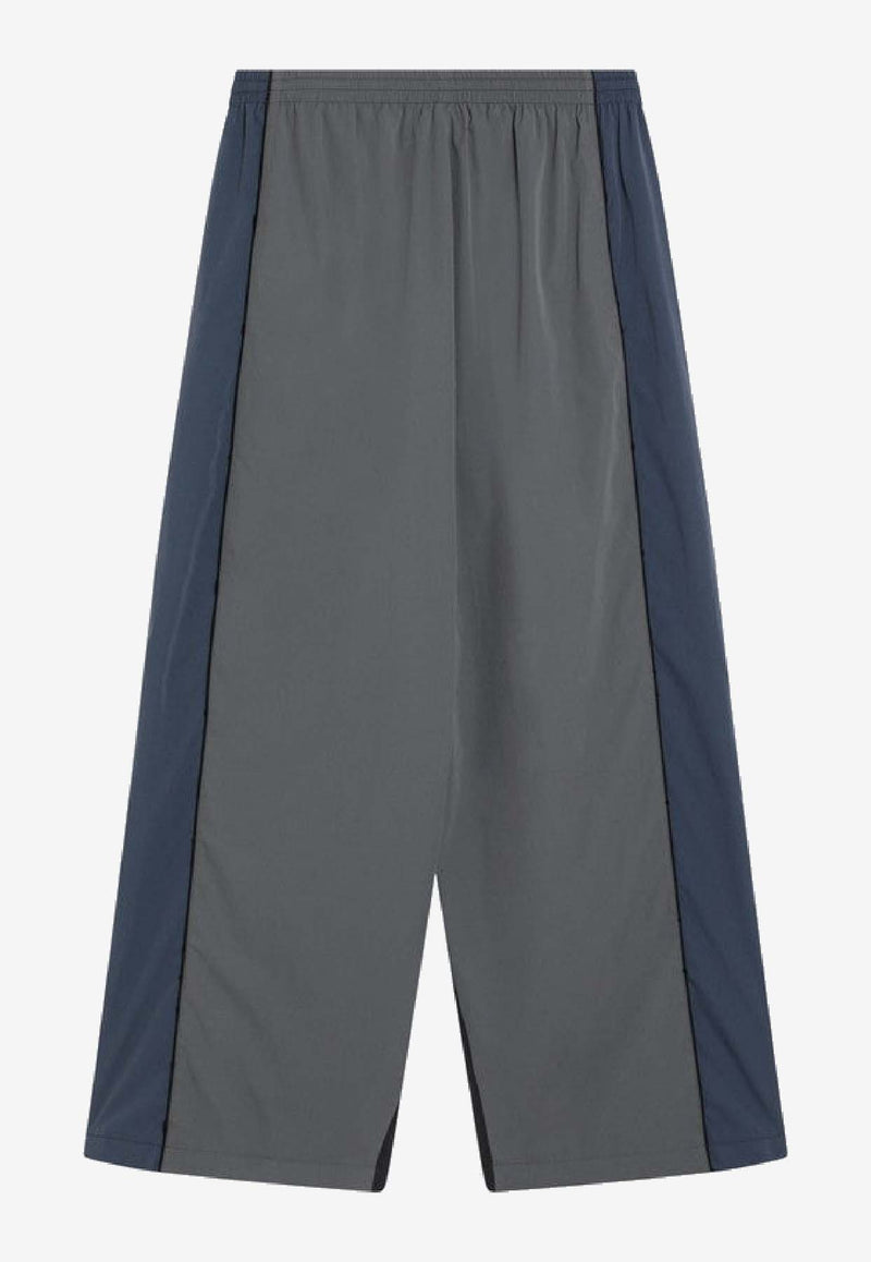 Balenciaga Colorblocked Wide-Leg Pants Black 831393TRO31/R_BALEN-1055
