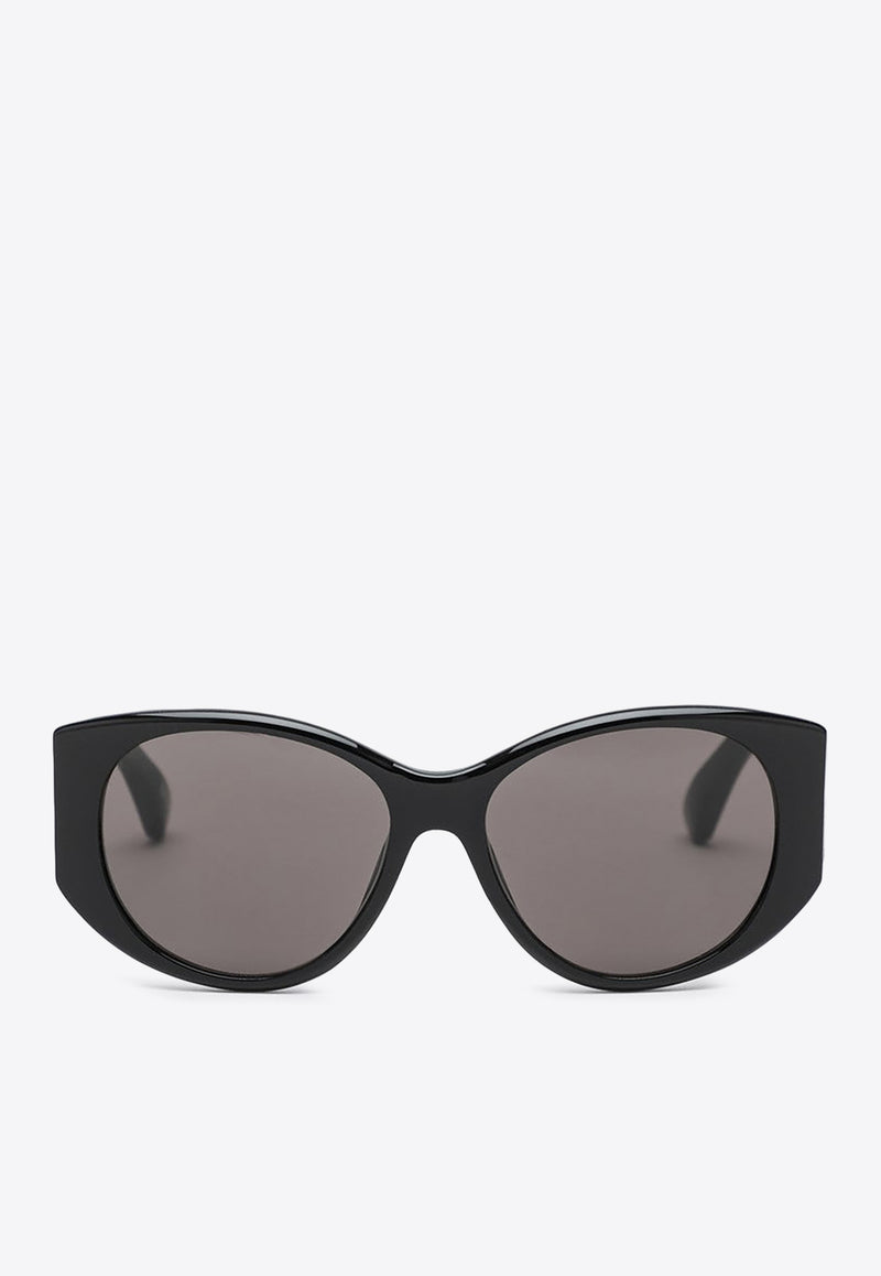 Balenciaga Nano Round Sunglasses Gray 832110T0039/Q_BALEN-1000