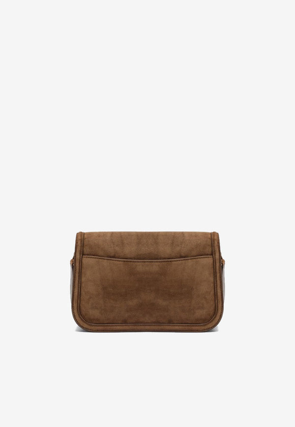 Saint Laurent Medium Solferino Suede Crossbody Bag Brown 8323301U80W/R_YSL-2916