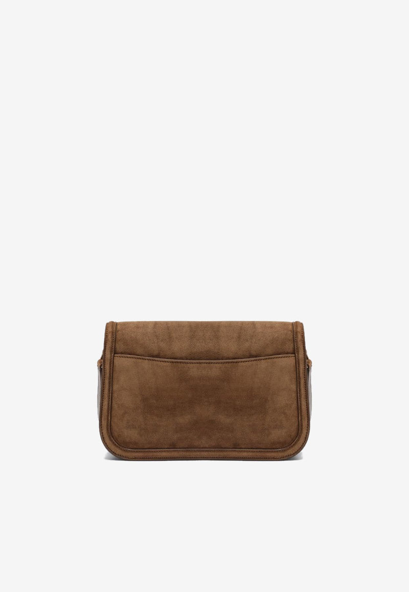 Saint Laurent Medium Solferino Suede Crossbody Bag Brown 8323301U80W/R_YSL-2916