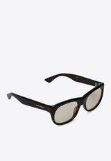 Saint Laurent Romy Square Sunglasses Yellow 832547Y9956/Q_YSL-2357