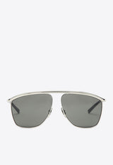 Saint Laurent Victoire Aviator Sunglasses Gray 832552y9969/Q_YSL-8100