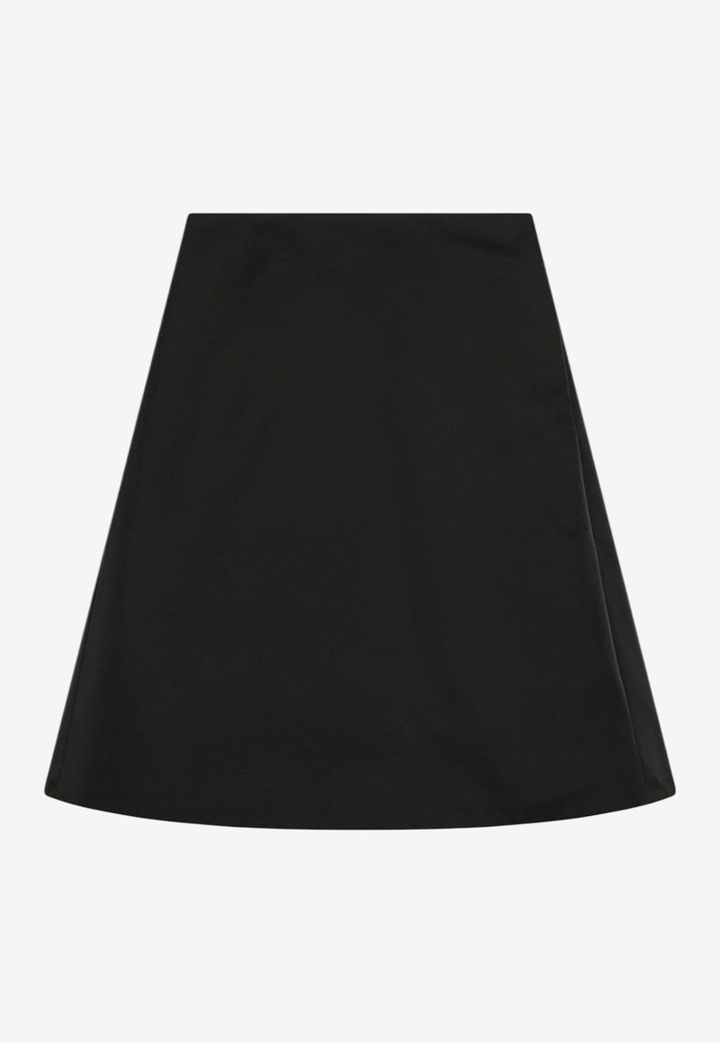 Alexander McQueen Flared Mini Skirt Black 832556QEAGH/R_ALEXQ-1000