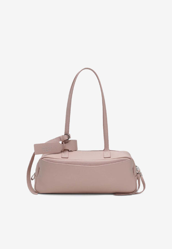 Balenciaga Small Carrie Leather Bowling Bag  Pink 8329202ABNP/R_BALEN-5732