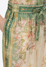 Zimmermann Floral Silk Pants 8329PRS242/O_ZIMM-KHF