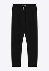 The Row Teo Cashmere-Blend Track Pants Black 8330K628/Q_THERO-BLK