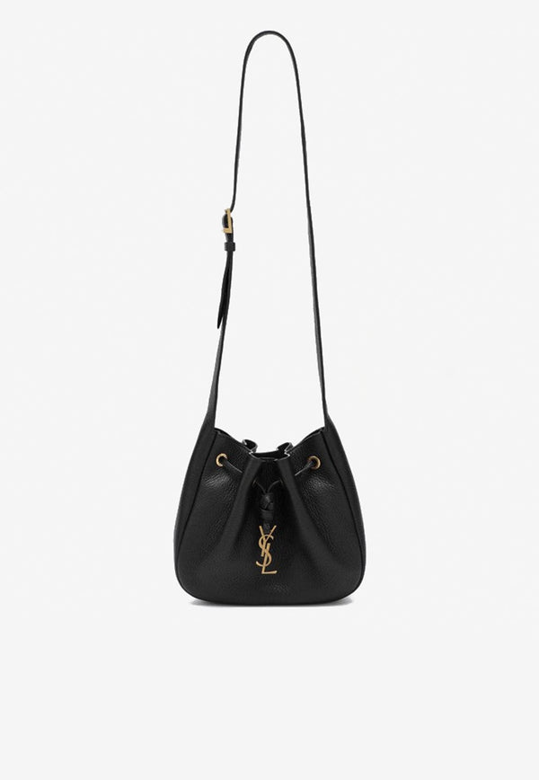 Saint Laurent Mini Paris VII Leather Crossbody Bag Black 833423AAED6/Q_YSL-1000